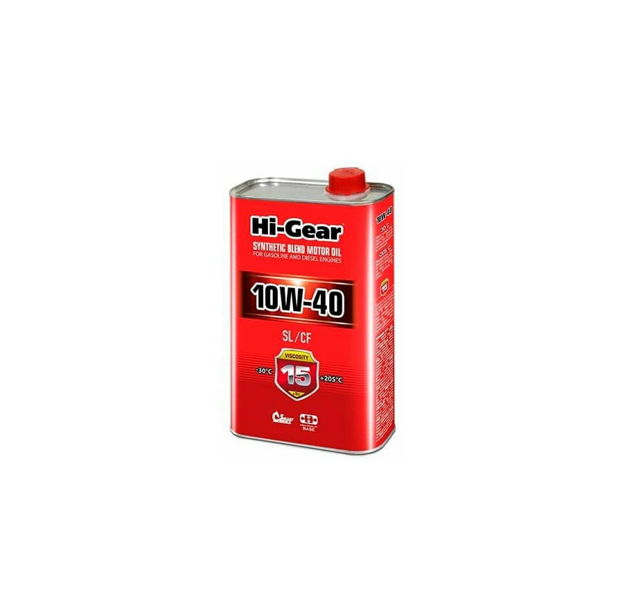 Масло моторное HI-Gear SLCF 10W40 полусинтетическое 1л HG1110