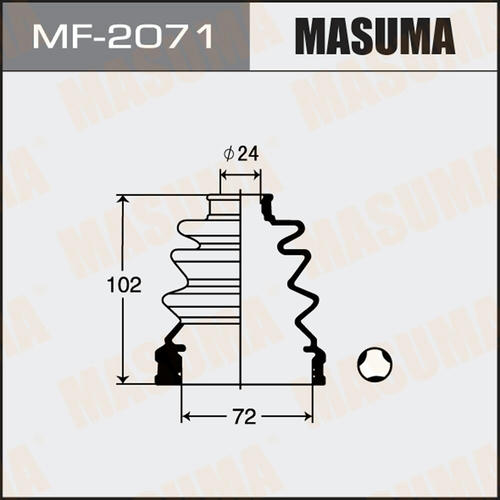 Пыльник ШРУСа Masuma (резина), MF-2071