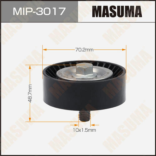 Ролик обводной приводного ремня Masuma, MIP-3017