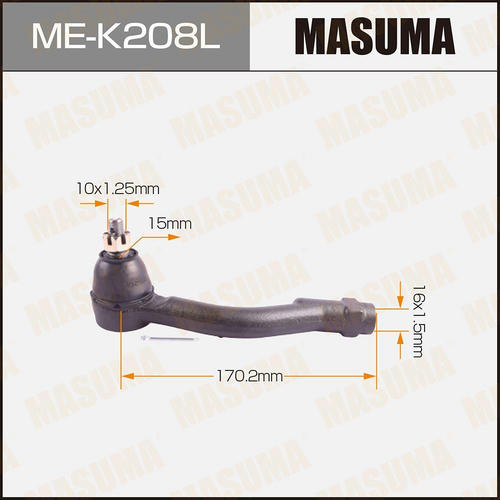 Наконечник рулевой Masuma, ME-K208L