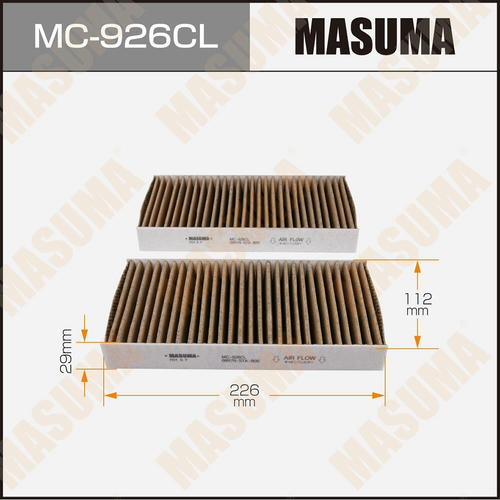 Фильтр салонный Masuma угольный, MC-926CL
