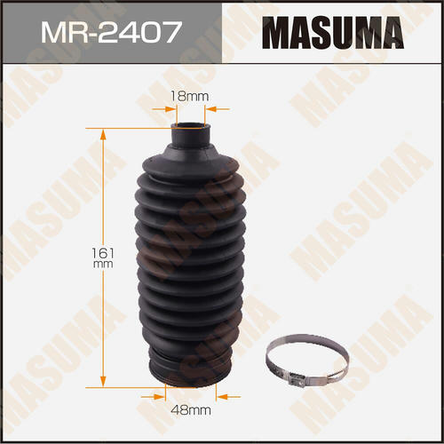 Пыльник рейки рулевой MASUMA (пластик), MR-2407