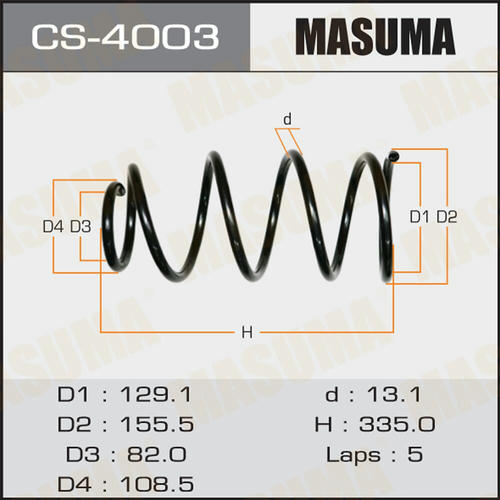 Пружина подвески Masuma, CS-4003
