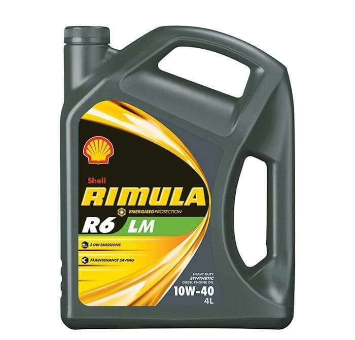 Масло SHELL Rimula R6 LM 10W40 моторное синтетическое 4л артикул 550021622