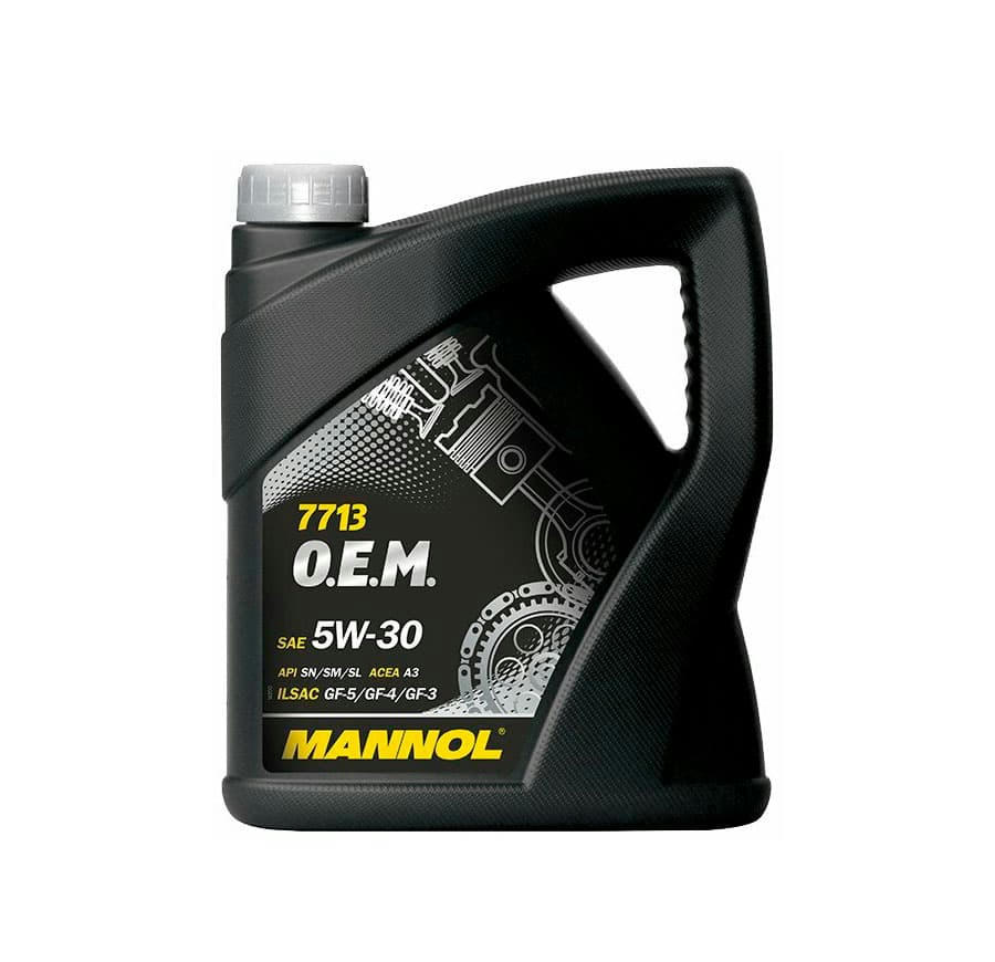 Масло моторное Mannol 7713 O.E.M. for Korean cars 5W30 синтетическое 4л 7030