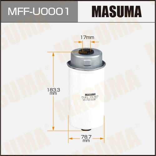 Фильтр топливный Masuma, MFF-U0001
