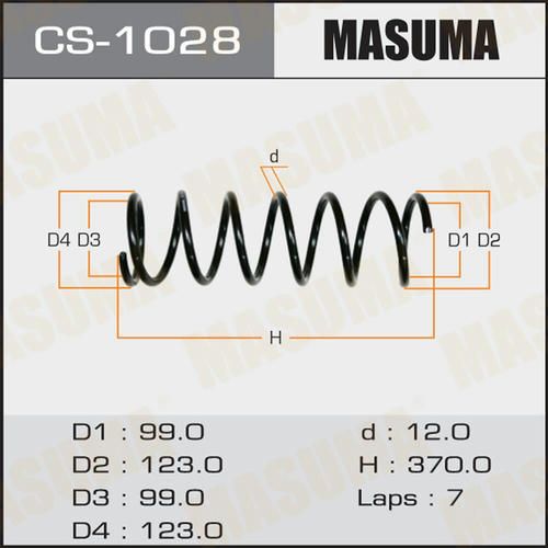 Пружина подвески Masuma, CS-1028