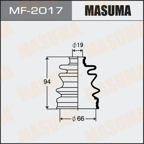 Пыльник ШРУСа Masuma (резина), MF-2017