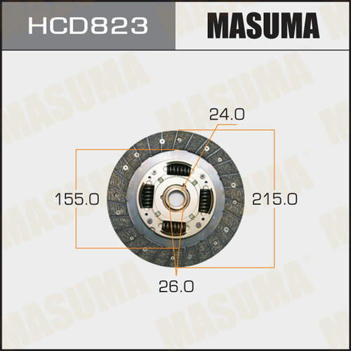 Диск сцепления Masuma, HCD823
