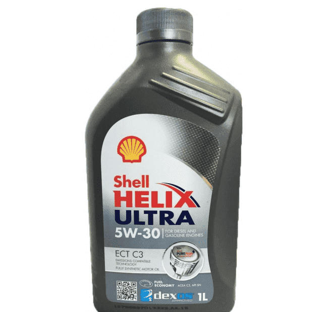 Масло моторное Shell Helix Ultra ECT C3 5W30 синтетическое 1л 550046369