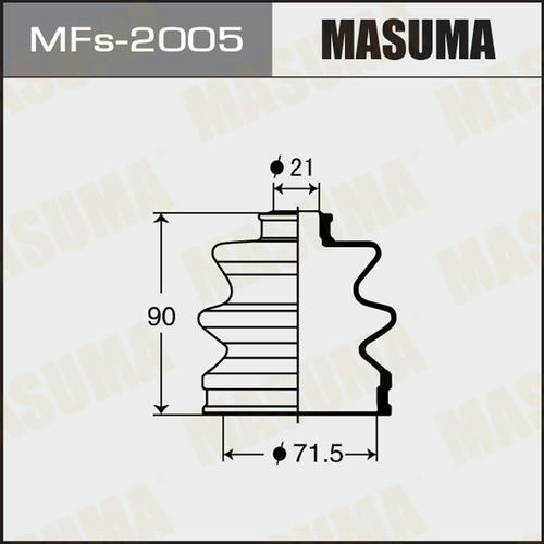 Пыльник ШРУСа Masuma (силикон), MFs-2005