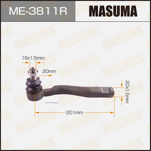 Наконечник рулевой Masuma, ME-3811R
