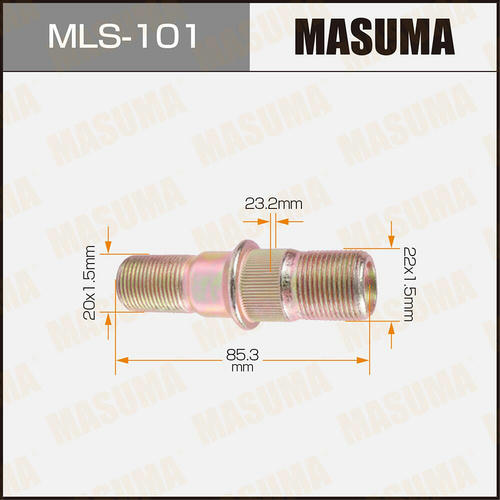 Шпилька колесная M22x1.5(R), M20x1.5(R) Masuma, MLS-101
