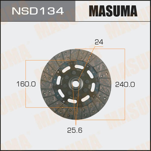 Диск сцепления Masuma, NSD134
