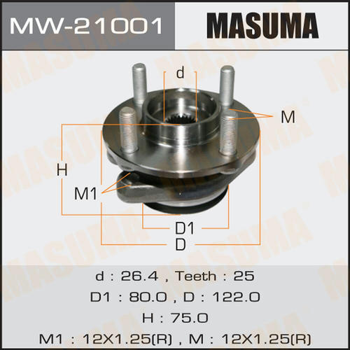 Ступичный узел Masuma, MW-21001