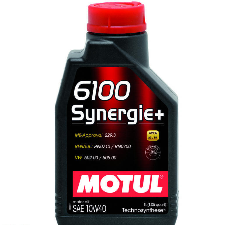 Масло Motul 6100 Synergie+ 10W40 A3B4 моторное полусинтетическое 1л
