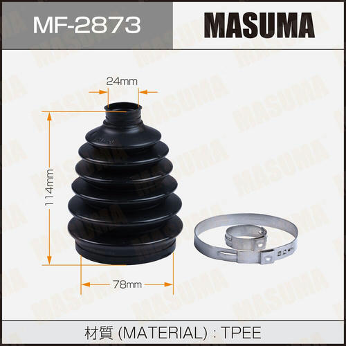 Пыльник ШРУСа Masuma (резина), MF-2873