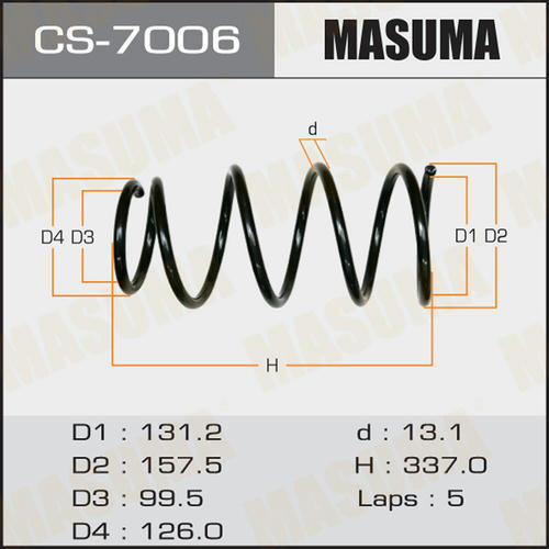 Пружина подвески Masuma, CS-7006