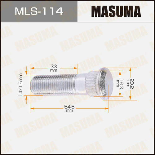 Шпилька колесная M14x1.5(L) Masuma, MLS-114