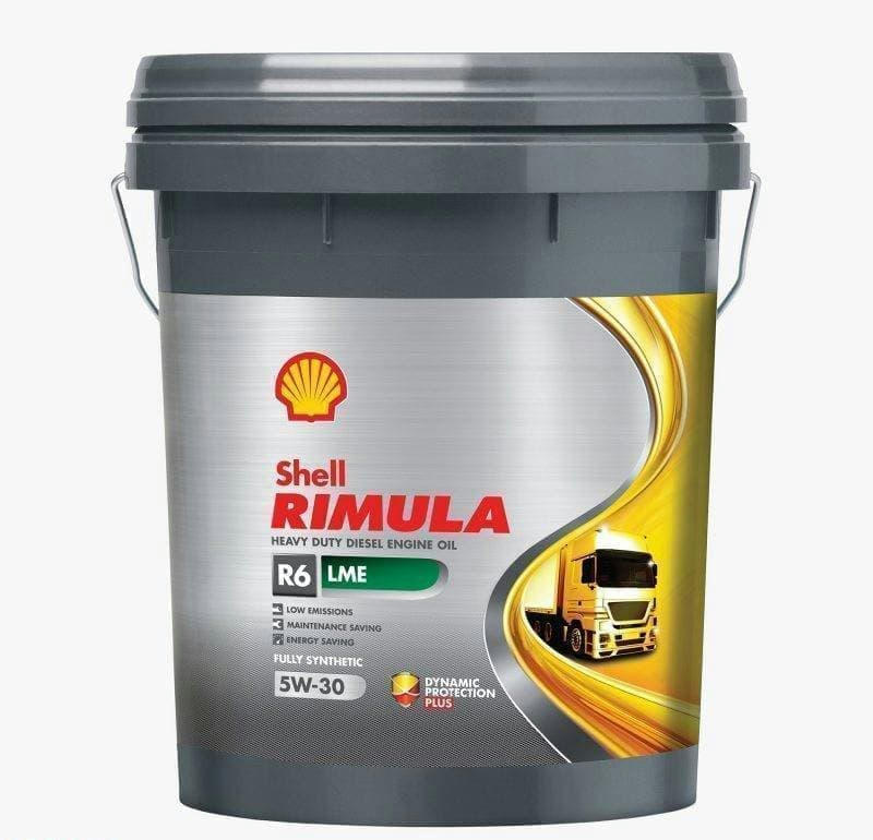 Масло SHELL Rimula R6 LME 5W30 моторное синтетическое 20л артикул 550043092