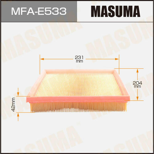 Фильтр воздушный Masuma, MFA-E533