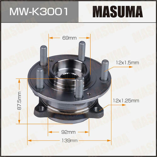 Ступичный узел Masuma, MW-K3001