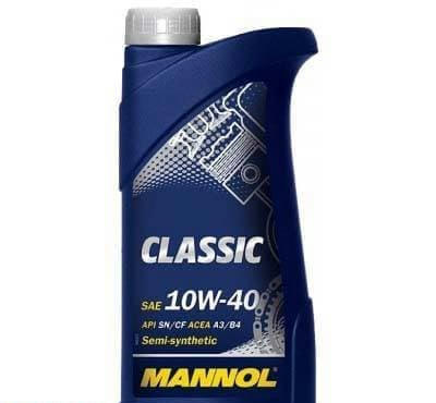 Масло MANNOL Classic 10W40 моторное полусинтетическое 1л артикул 1100