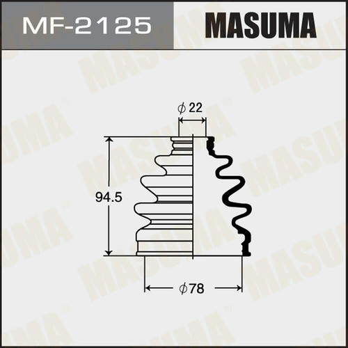 Пыльник ШРУСа Masuma (резина), MF-2125