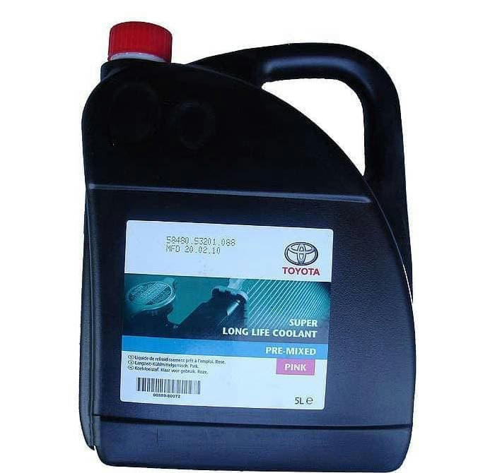 Антифриз TOYOTA long life coolant готовый -35C розовый 5 л артикул 08889-80072