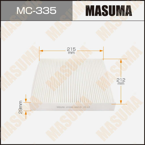 Фильтр салонный Masuma, MC-335
