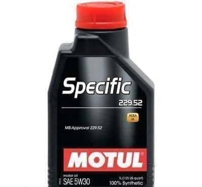 Масло Motul SPECIFIC 229.52 5W30 моторное синтетическое 5 л