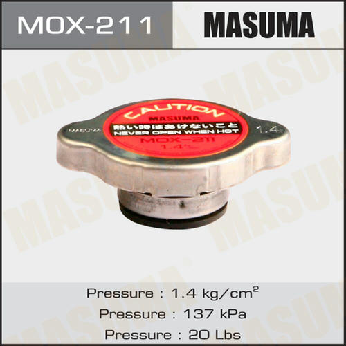 Крышка радиатора Masuma 1.4 kgcm2, MOX-211