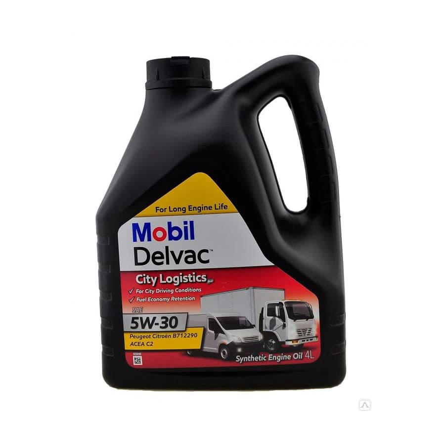 Масло моторное Mobil Delvac City Logistics M 5W30 синтетическое 4л 153904
