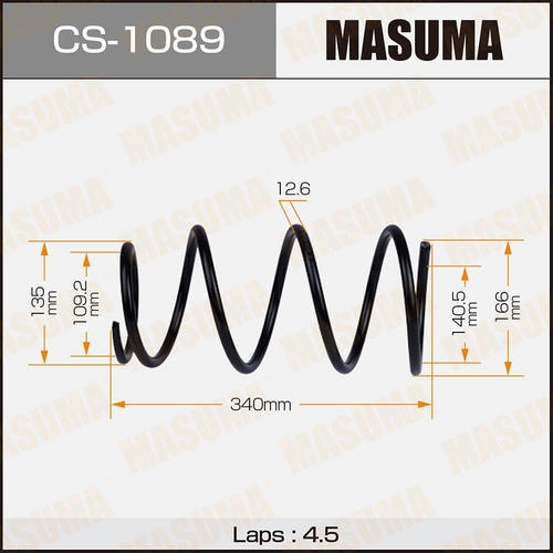Пружина подвески Masuma, CS-1089