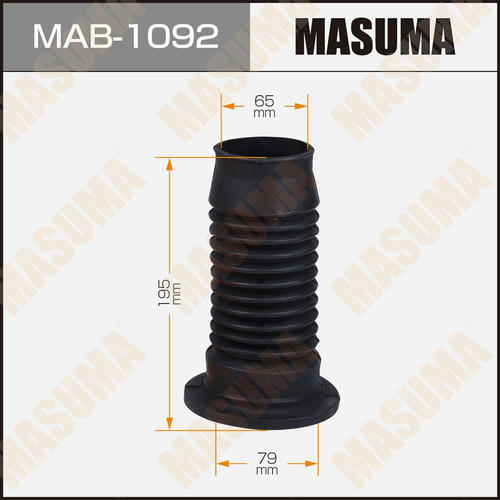Пыльник амортизатора Masuma (резина), MAB-1092