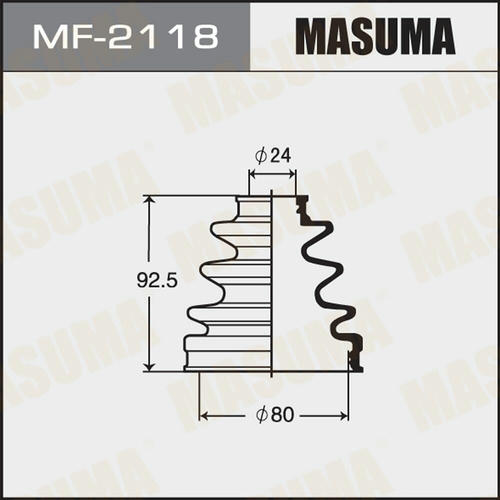 Пыльник ШРУСа Masuma (резина), MF-2118