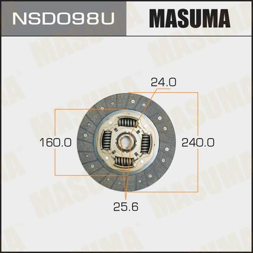 Диск сцепления Masuma, NSD098U
