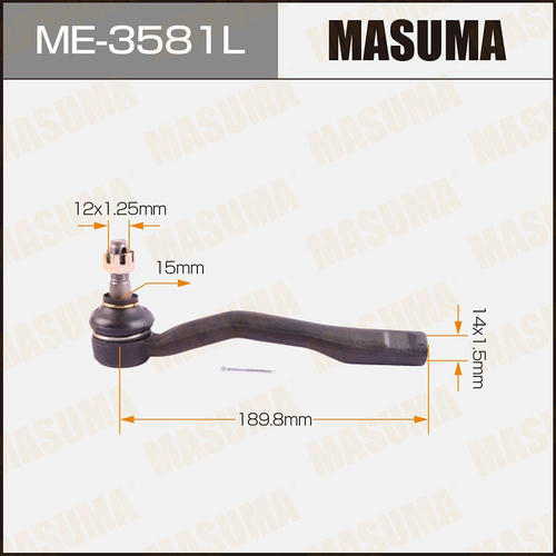 Наконечник рулевой Masuma, ME-3581L