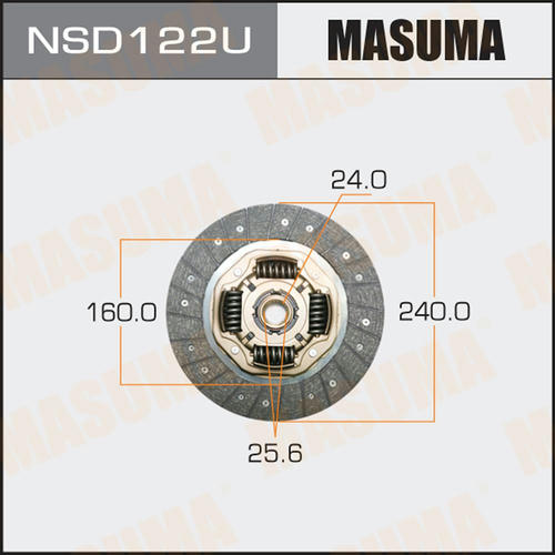 Диск сцепления Masuma, NSD122U