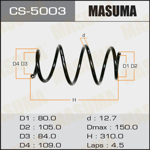 Пружина подвески Masuma, CS-5003