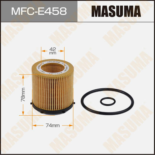 Фильтр масляный Masuma (вставка), MFC-E458