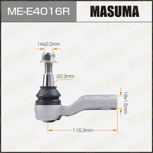 Наконечник рулевой Masuma, ME-E4016R