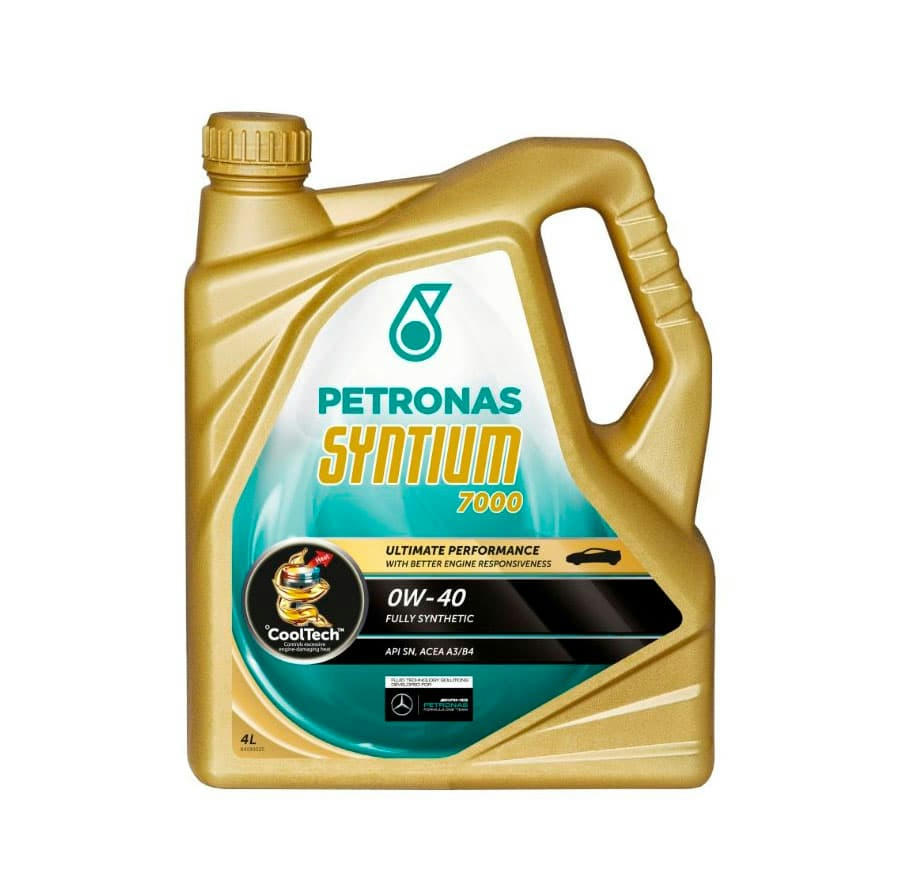 Масло моторное Petronas Syntium 7000 0W40 синтетическое 4л 18384019