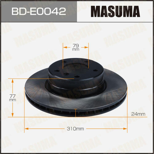 Диск тормозной Masuma, BD-E0042