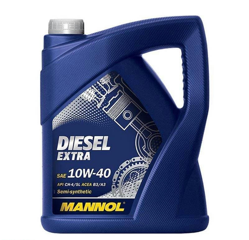 Масло MANNOL Diesel Extra 10W40 моторное полусинтетическое 5л артикул 1106