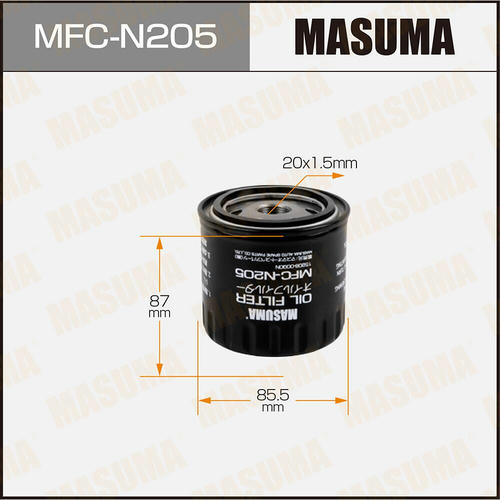 Фильтр масляный Masuma, MFC-N205