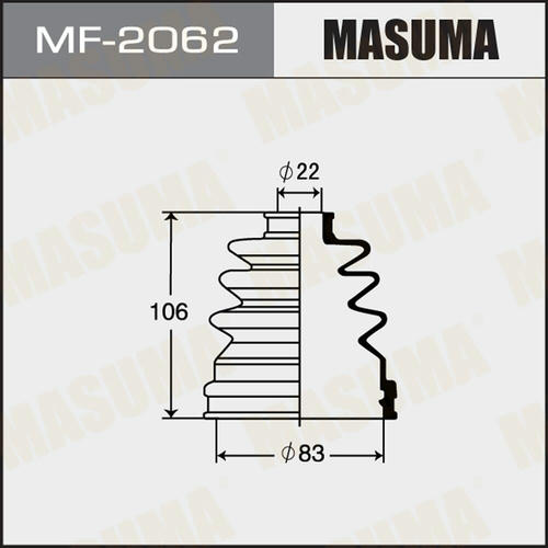 Пыльник ШРУСа Masuma (резина), MF-2062