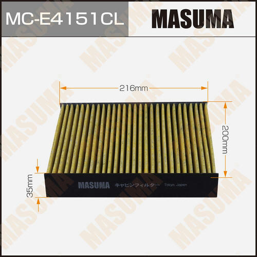 Фильтр салонный Masuma угольный, MC-E4151CL