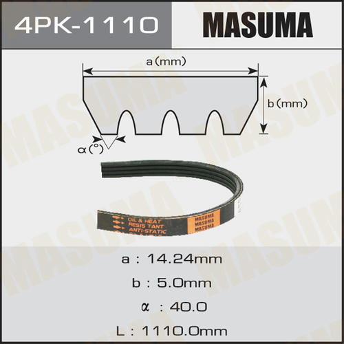 Ремень привода навесного оборудования Masuma, 4PK-1110