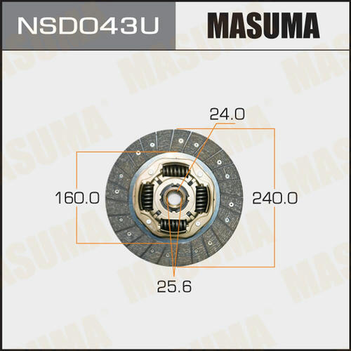 Диск сцепления Masuma, NSD043U